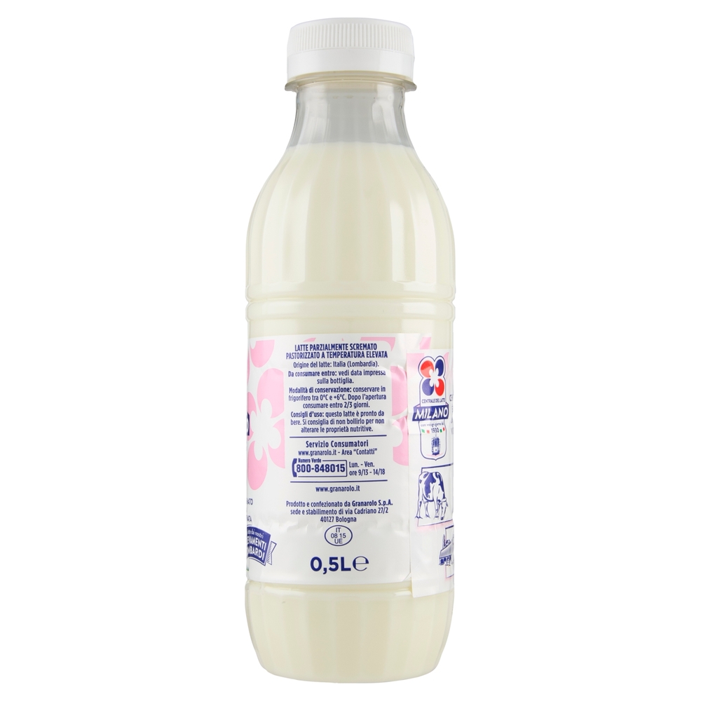 Centrale del Latte Milano Parzialmente Scremato Pastorizzato a Temperatura Elevata 0,5 L